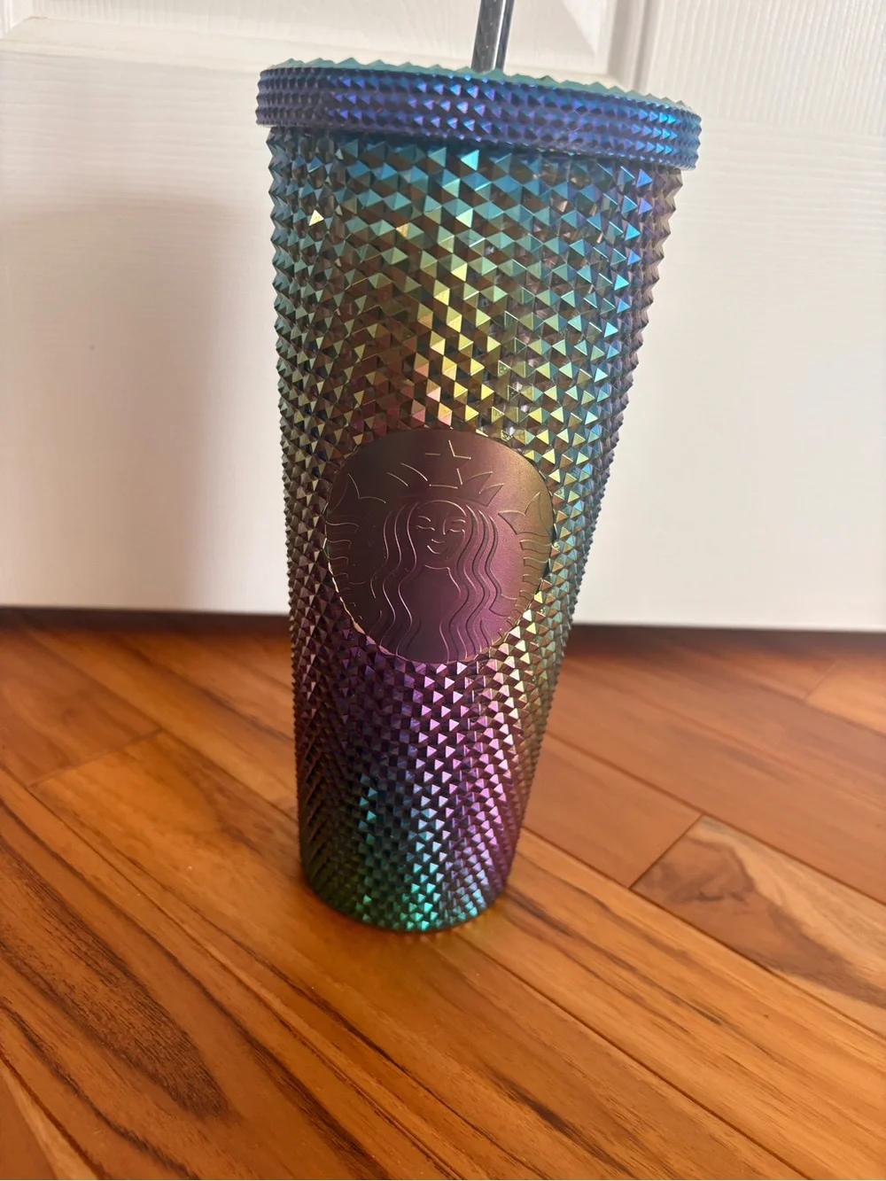 Starbucks Iridescent Studded Tumbler - Blue Purple Green